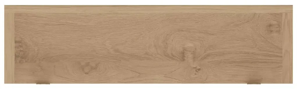 Prateleiras de parede 2 pcs 60x15x4 cm madeira de teca maciça