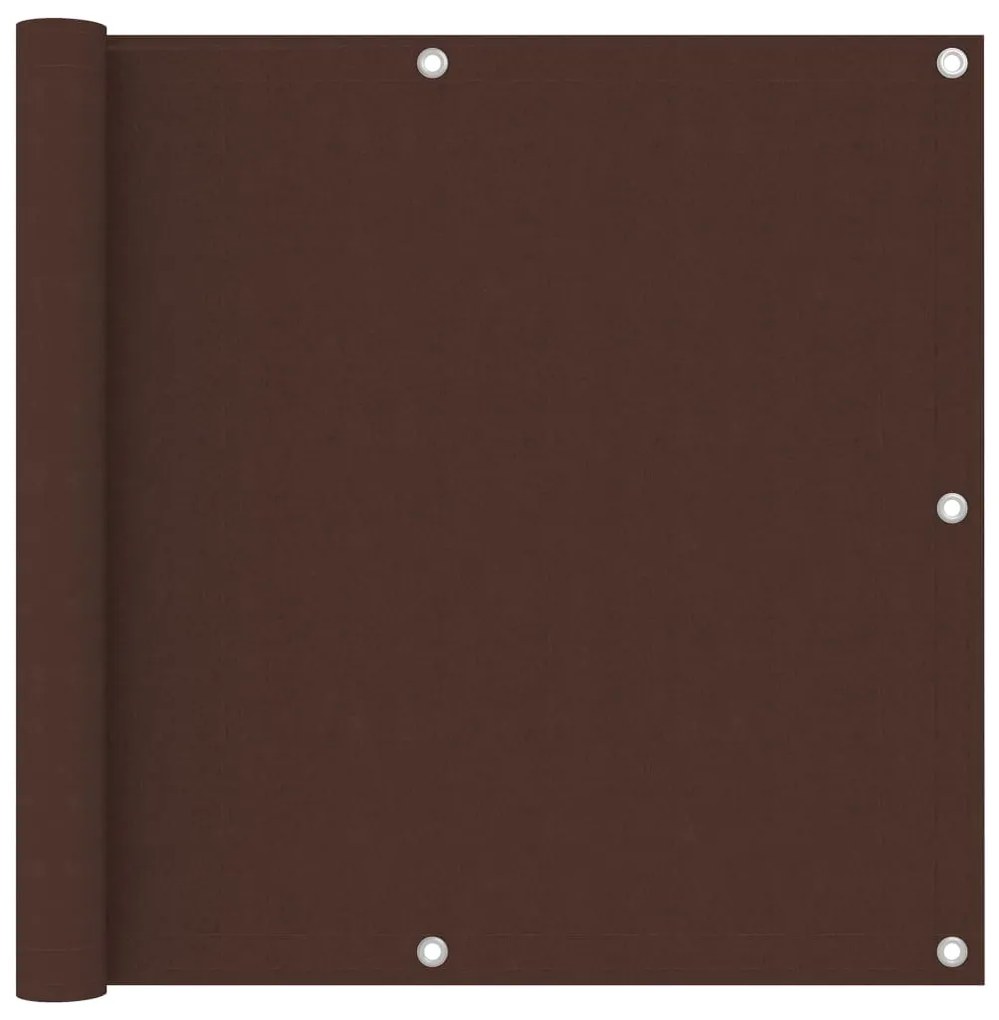 Tela de varanda 90x600 cm tecido Oxford castanho