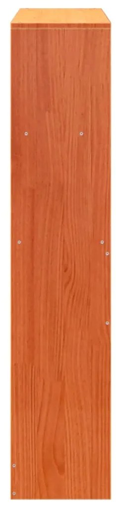 Cabeceira com arrumação 90 cm pinho maciço castanho-mel