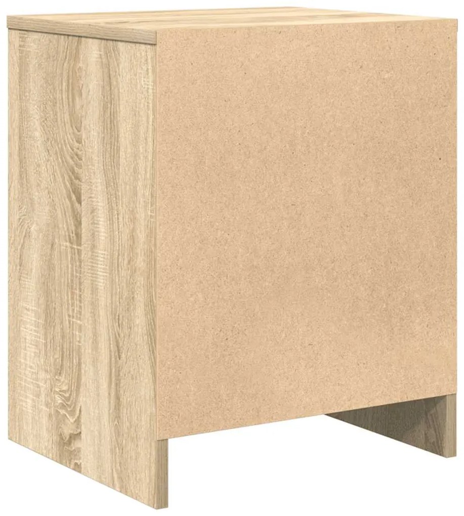 Mesas de cabeceira 2 pcs com gaveta 40x34x50 cm carvalho sonoma