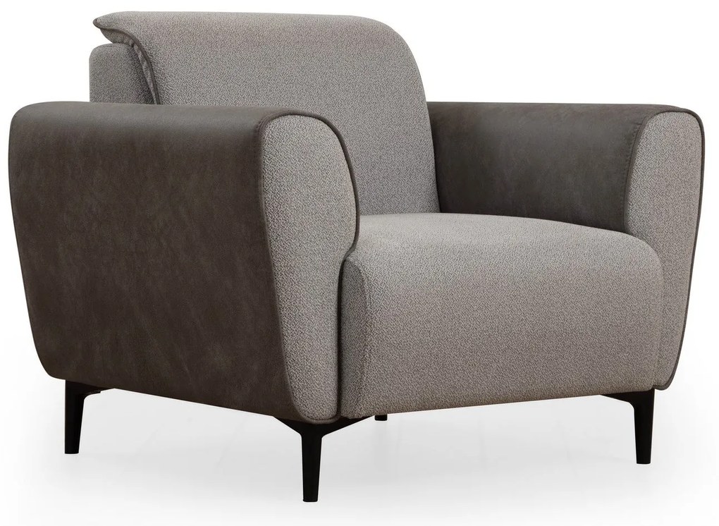 Sofá de 1 Lugar Aren – Cinzento – 100x85x85 cm