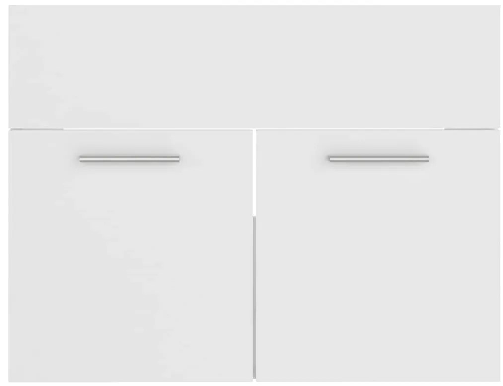 2 pcs conjunto móveis casa de banho derivados de madeira branco