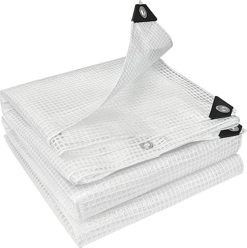 Outsunny Lona Impermeável 3 x 5 m, Robusta PE 140 g/m², Resistente a Rasgos | Aosom Portugal