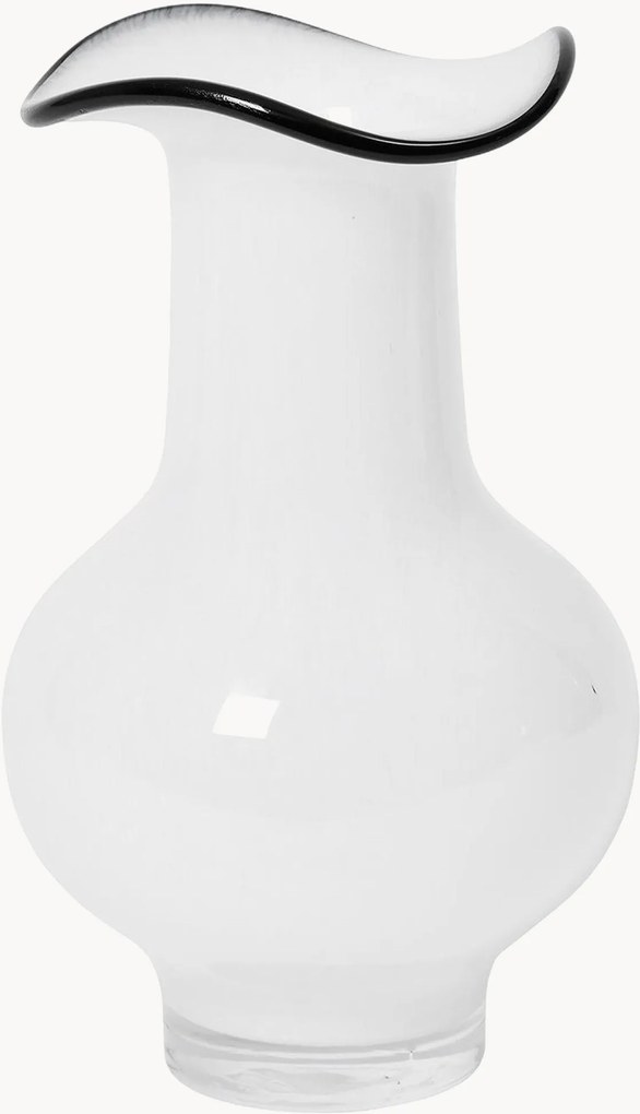 Jarra de vidro artesanal Mirja, Alt 26 cm