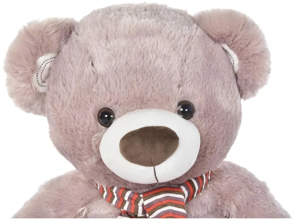 Urso de Peluche DKD Home Decor Branco Cachecol Castanho Infantil Urso 50 x 30 x 60 cm