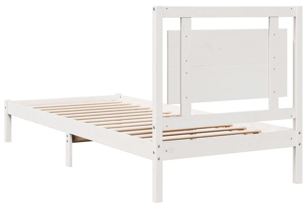 Cama extra longa sem colchão 100x210 cm madeira maciça