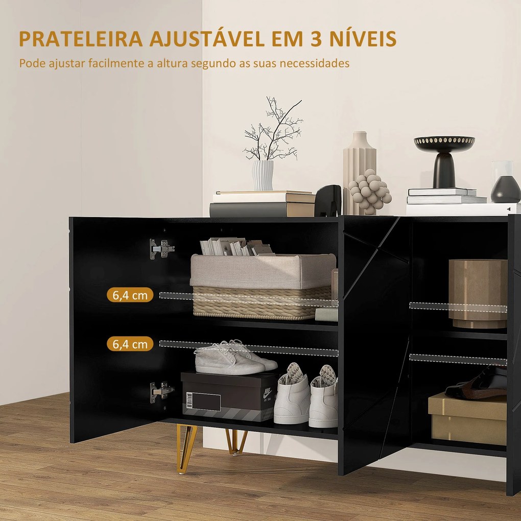 Armário Moderno – Modelo Turku – 120x40x75 – Armazenamento Vertical –