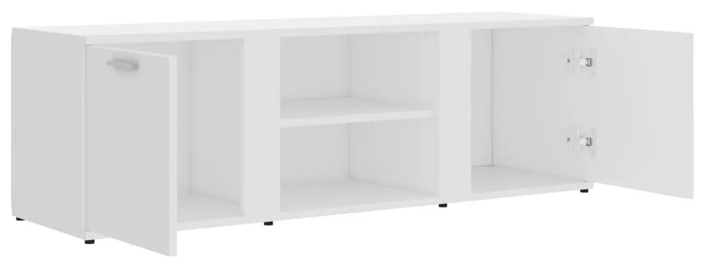 Móvel de TV Lokise de 120 cm - Branco - Design Nórdico