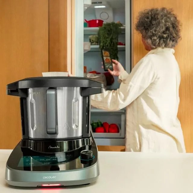 Robô de cozinha multifunções com dispensador de alimentos Mambo CooKing Unique