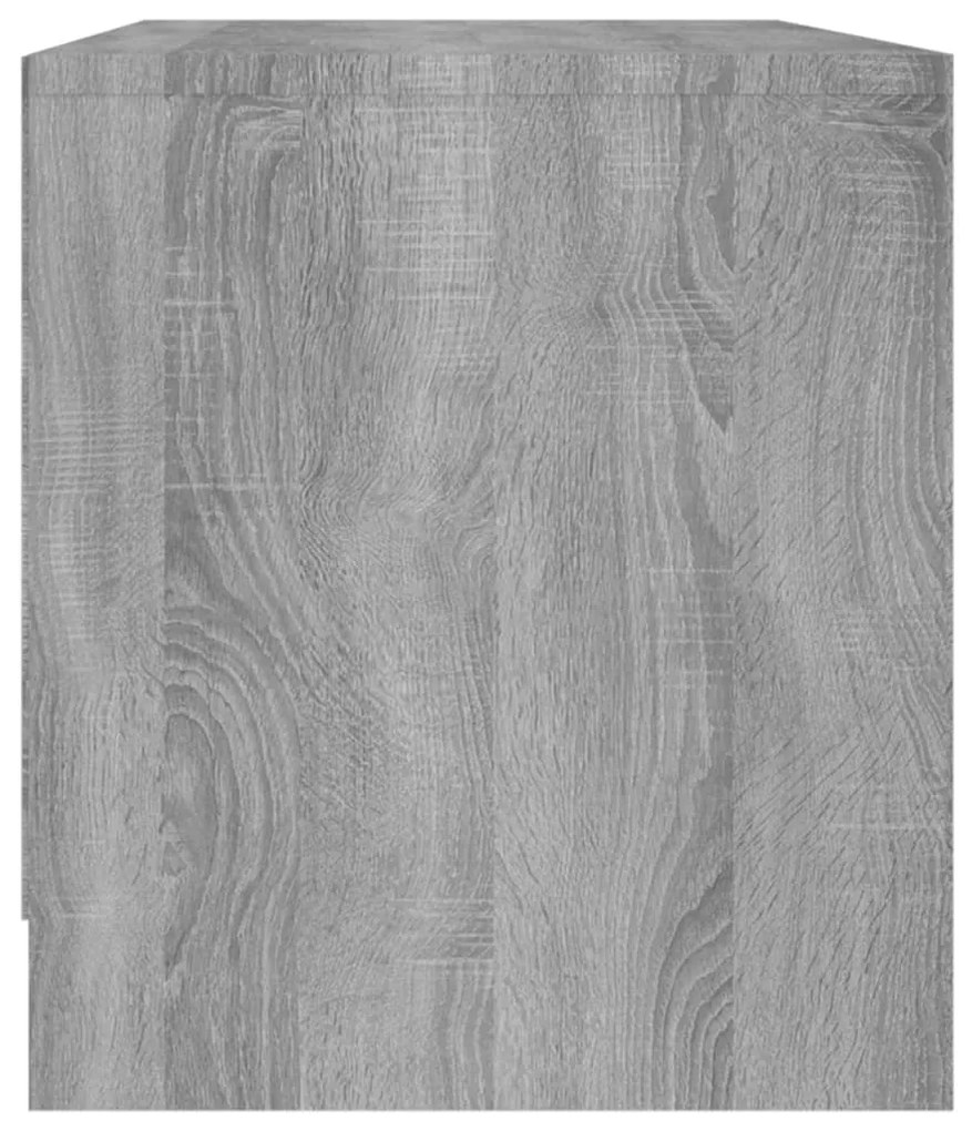 Móvel de TV 90x35x40 cm derivados de madeira sonoma cinzento