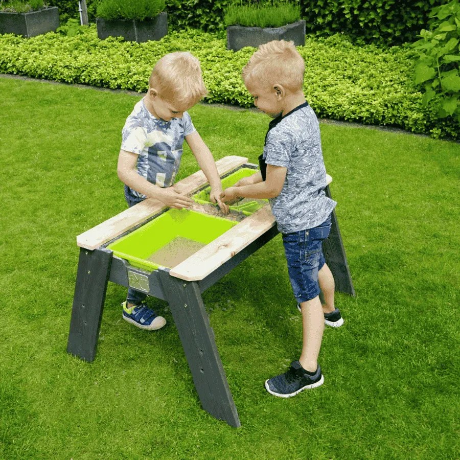 Mesa de piquenique para crianças cinzenta