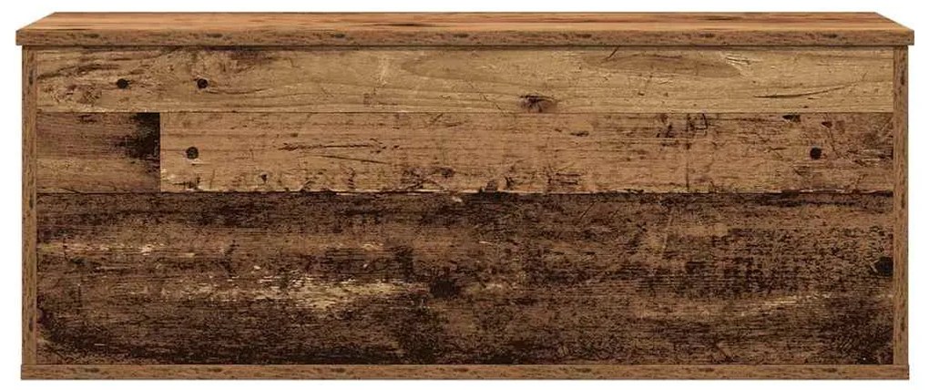 Caixa de Armazenamento vidaXL em Madeira Velha 90x35x35 cm em Madeira