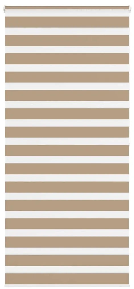 vidaXL Cortina de zebra 95x200 cm largura do tecido 90,9 cm poliéster