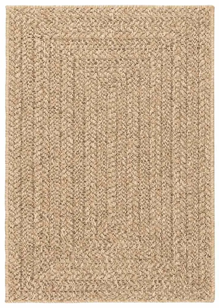 Tapete ZIZUR 160x230 cm aspeto de juta interior e exterior