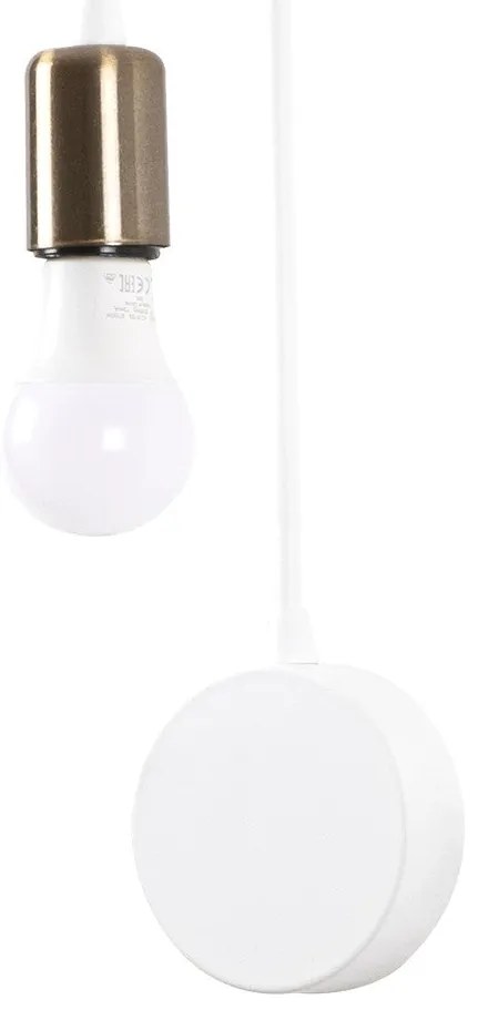 Aplique de Parede Baston – Branco – 10 x 14 cm