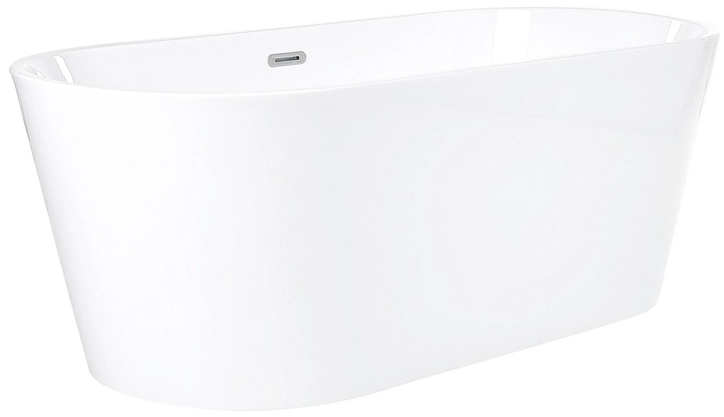 Banheira autónoma em acrílico branco 170 x 72 cm HAVANA Beliani