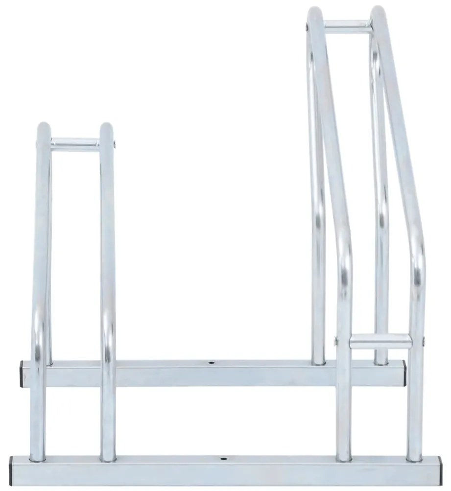 Suporte independente para 2 bicicletas aço galvanizado