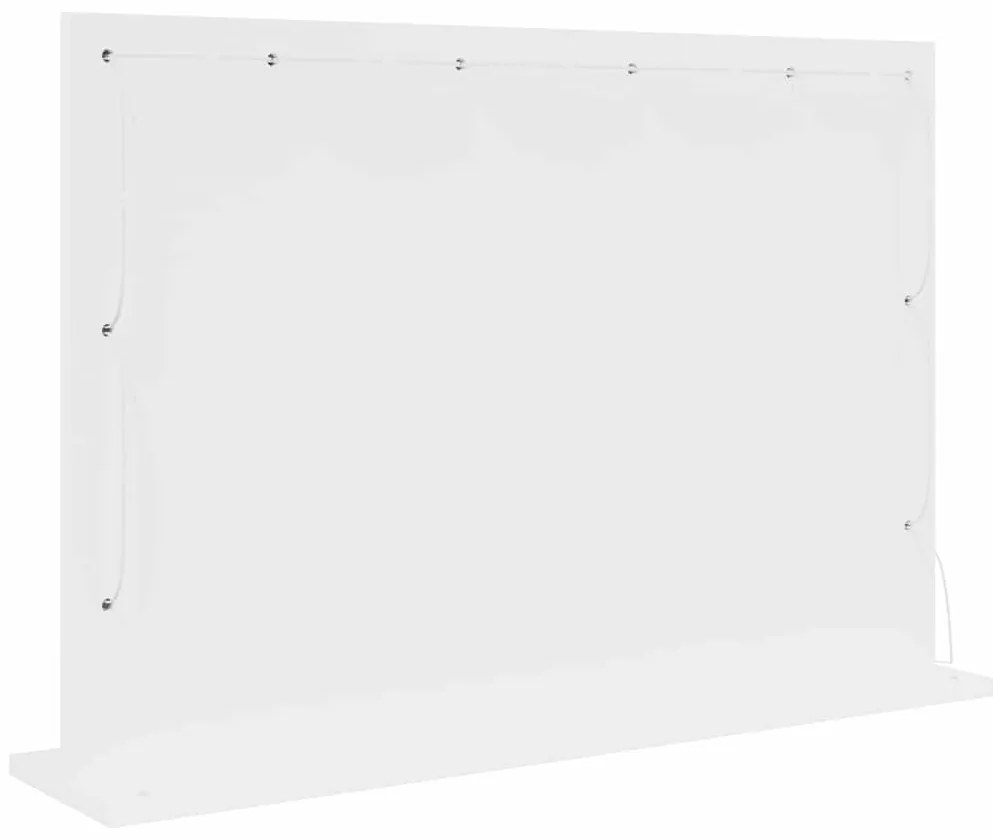 Espelho de Maquiagem com Luzes LED Branco 80x55x18 cm