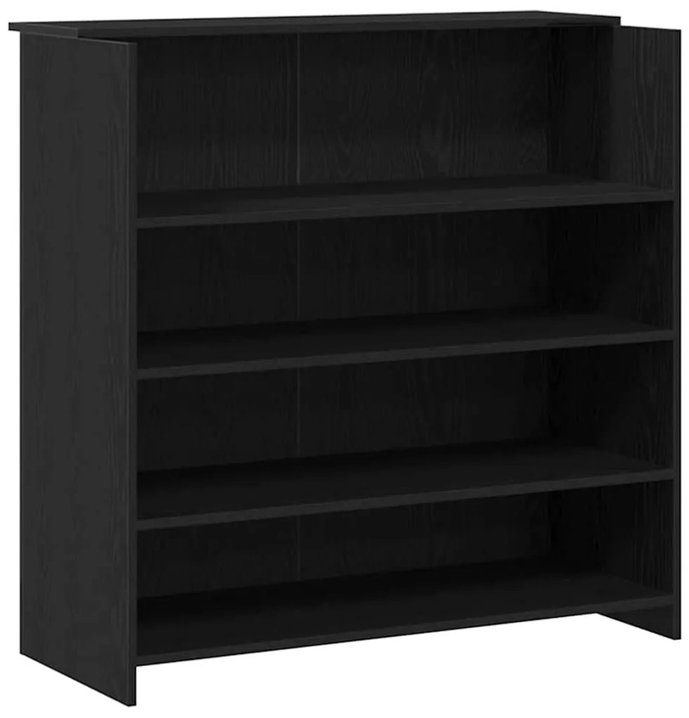 Balcão de recepção 200x50x103,5 cm madeira carvalho preto