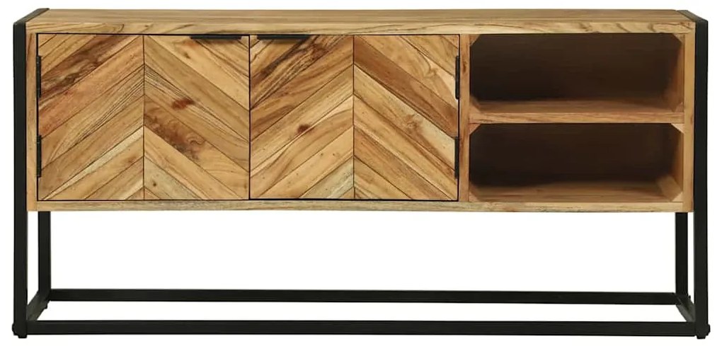 Aparador de TV 110x30x50 cm Madeira de Acácia Sólida