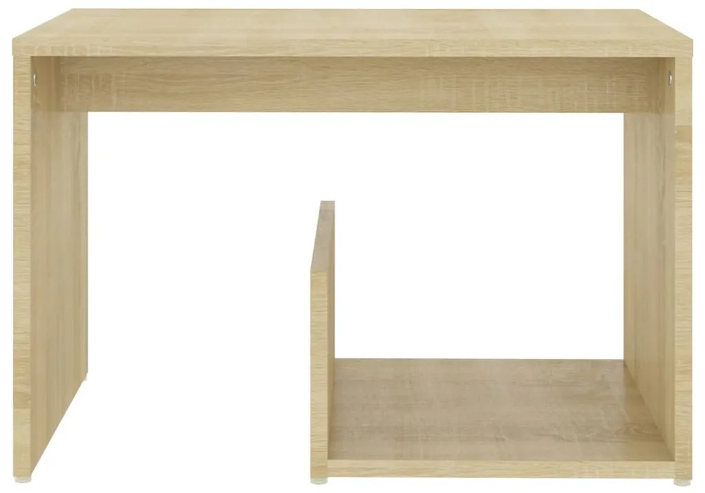 Mesa de apoio 59x36x38 cm derivados de madeira carvalho sonoma