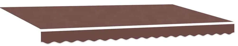 Toldo Retrátil Manual Castanho 400x200 cm