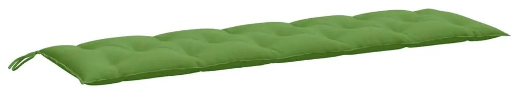 Almofadões banco jardim 2pcs 180x50x7 cm mesclado tecido verde