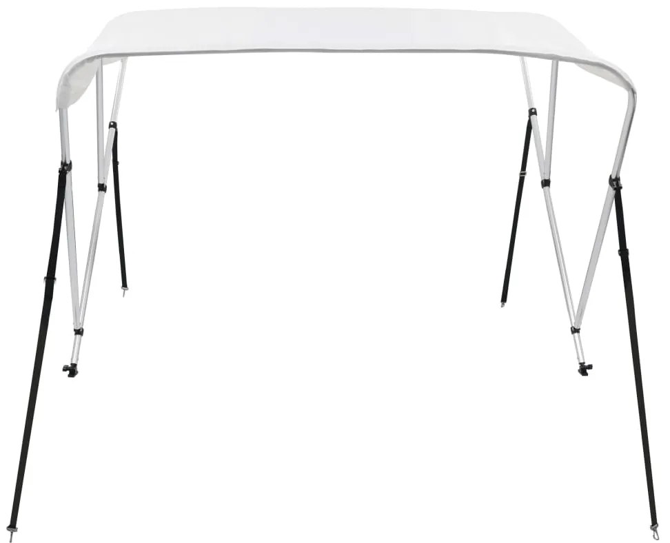 Toldo em 3 arcos Bimini 183x196x137 cm branco