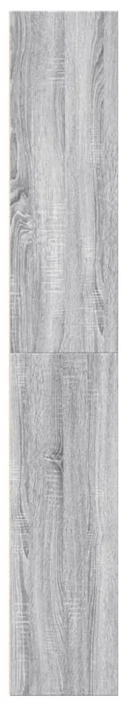Estante 60x30x189 cm derivados de madeira cinzento sonoma