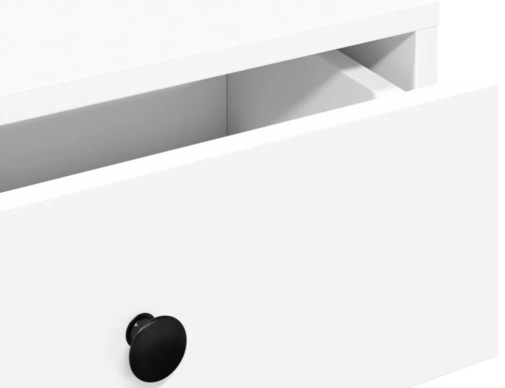 Mesa de centro 90x90x28 cm contraplacado branco