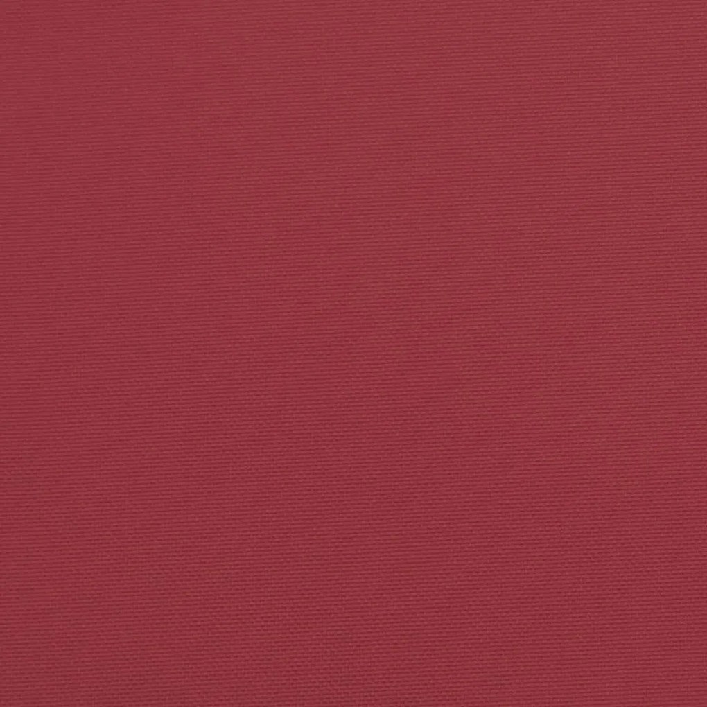 Almofadões p/ cadeira encosto alto 6 pcs oxford vermelho tinto