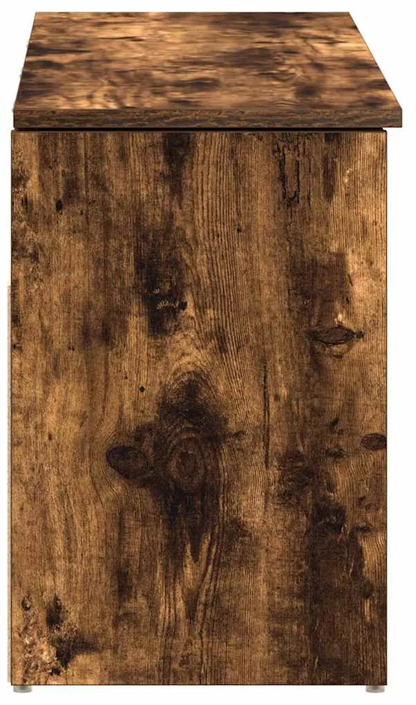 Banco sapatos carvalho fumado 102x30,5x45 cm derivados madeira
