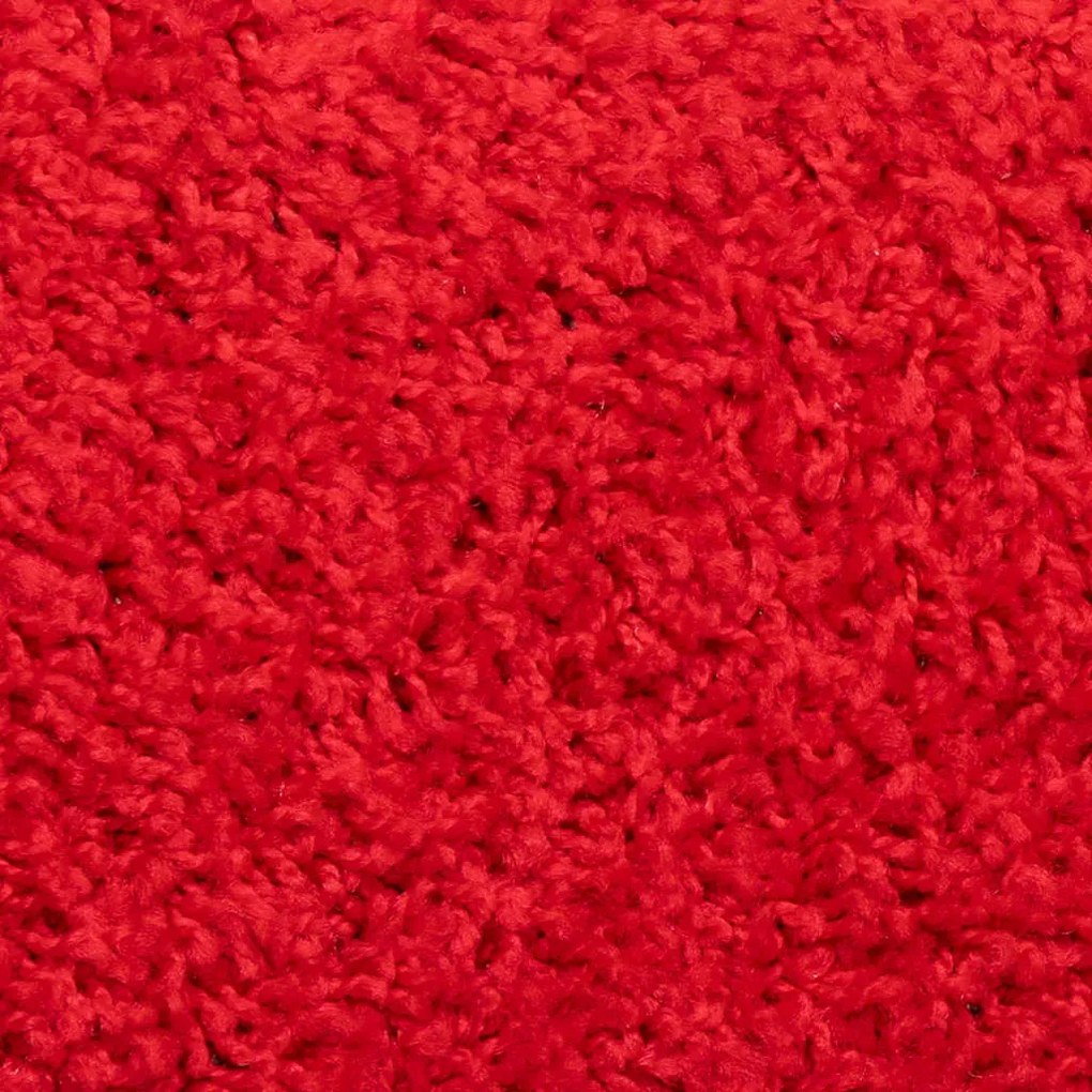 Tapetes de escada 20 pcs 56x17x3 cm vermelho