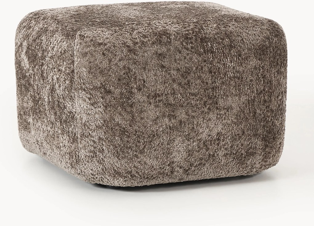Pufe em teddy-bouclé Wolke