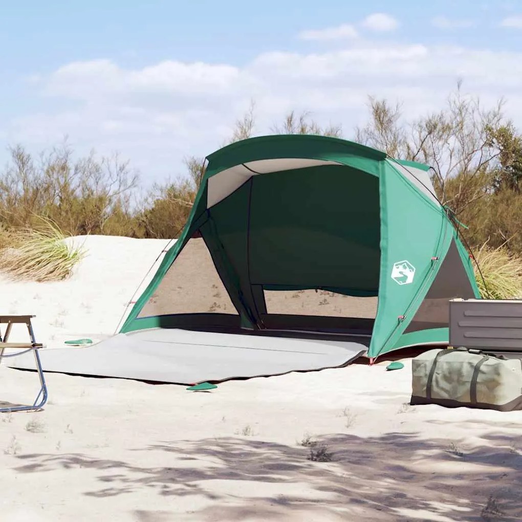 Tenda de praia 2 Pessoas impermeável verde mar