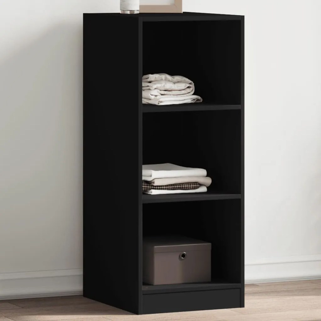 vidaXL Roupeiro 48x41x102 cm derivados de madeira preto