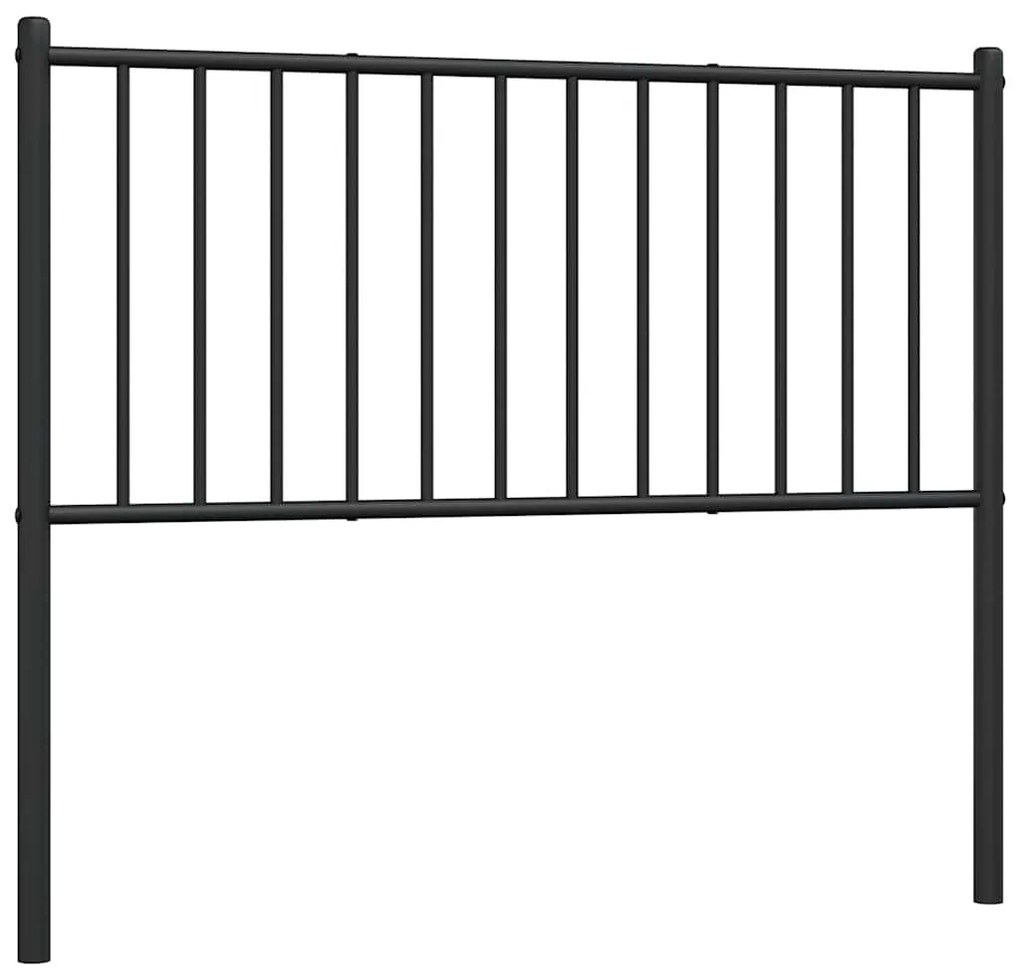 Cabeceira de cama 100 cm metal preto