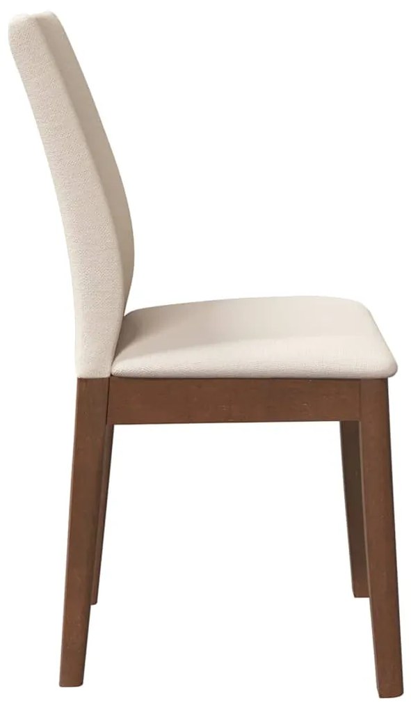 Cadeiras de jantar com almofadões 2 pcs madeira maciça castanho