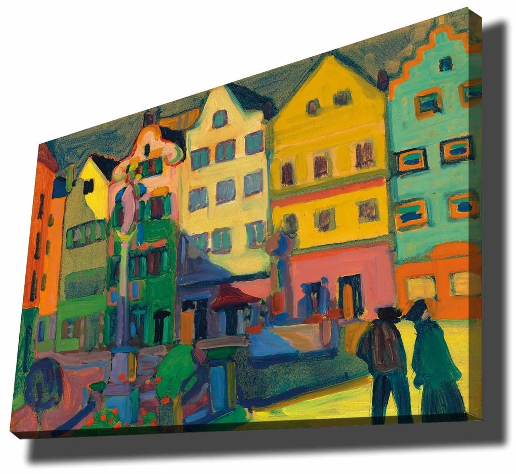 Pintura Decorativa em Tela 70100KANDINSKY022 – Multicolor – 70 x 100 c