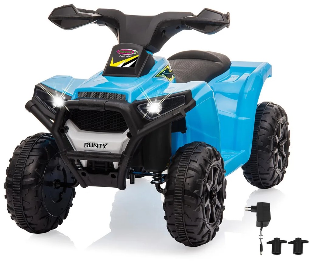 Mini moto 4 para crianças Runty azul 6V