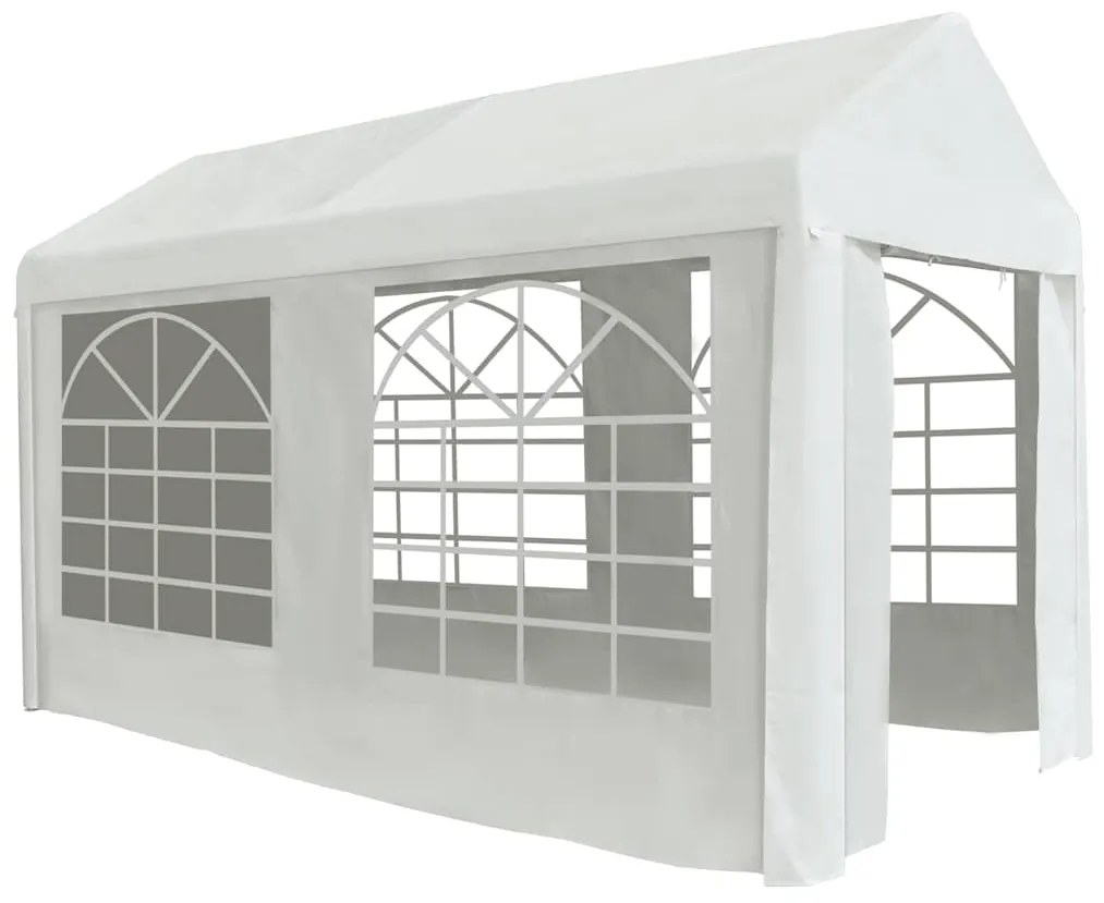 vidaXL Tenda para festas PE 2x4 m branco