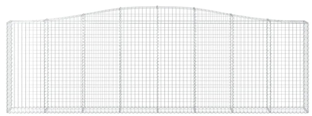 Cestos gabião arqueados 20 pcs 400x30x120/140 ferro galvanizado