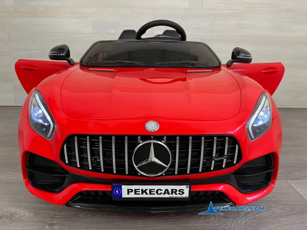 Carro eletrico crianças Mercedes AMG GT V8 12V 2 Lugares Vermelho