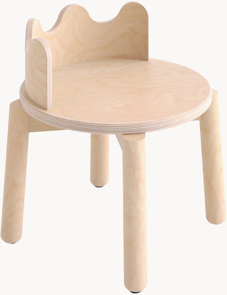 Cadeiras artesanais para crianças Moss, conjunto de 2