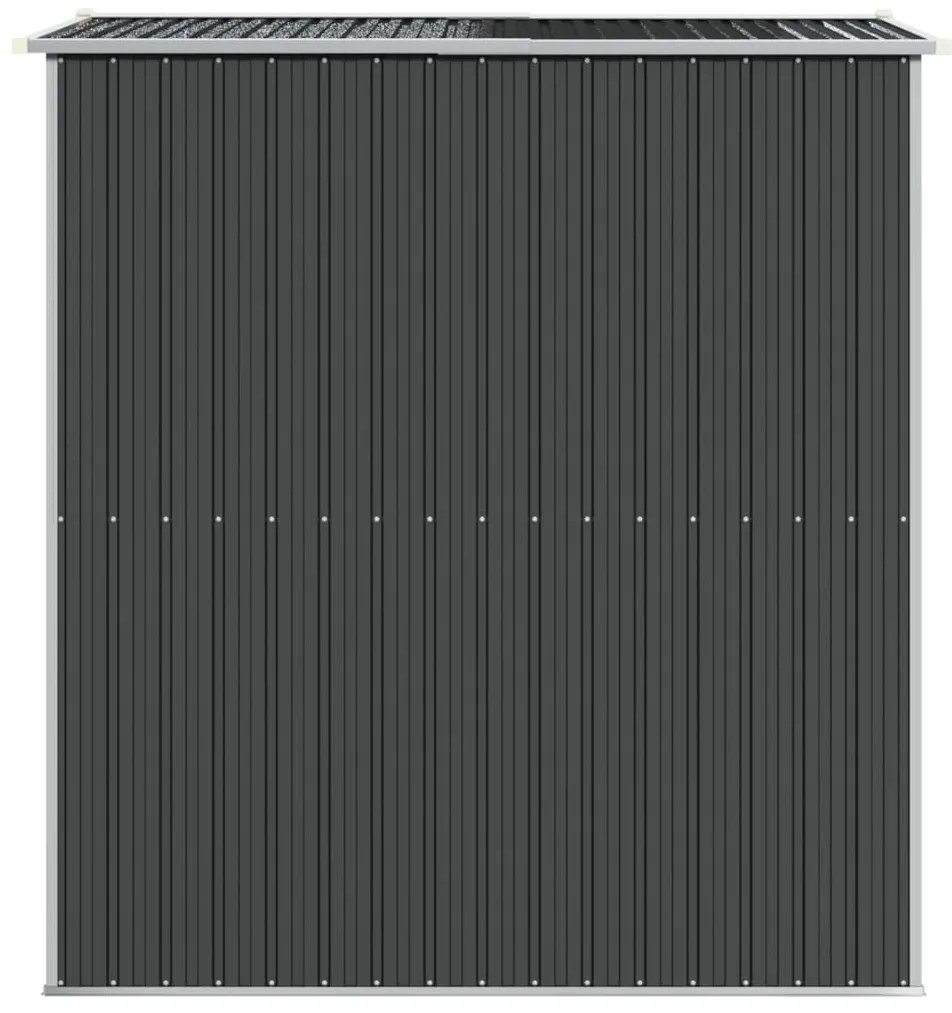 Abrigo de jardim 192x191x223 cm aço galvanizado antracite