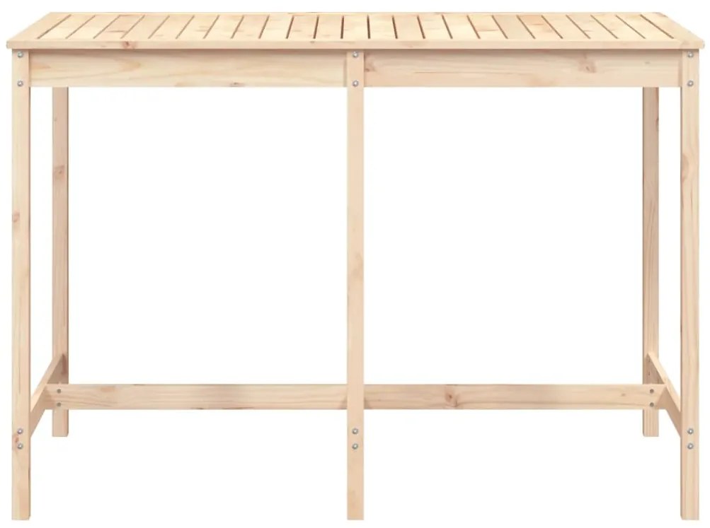 Mesa de jardim 159,5x82,5x110 cm madeira de pinho maciça