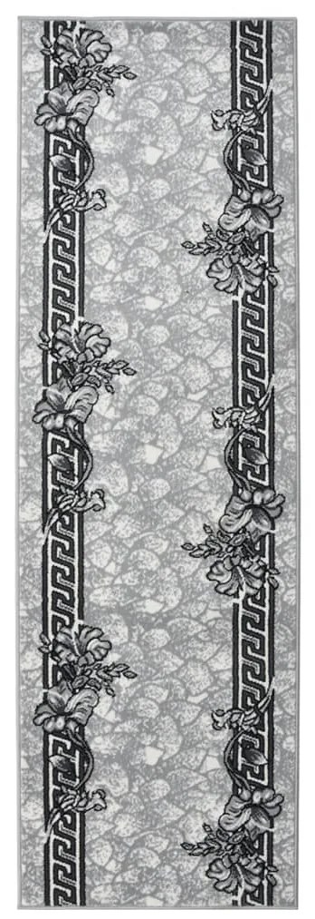 vidaXL Passadeira 60x200 cm polipropileno cinzento