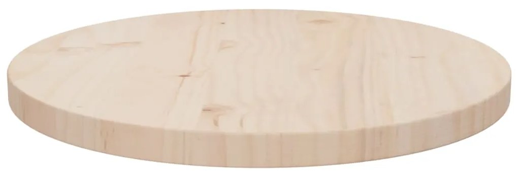 Tampo de mesa pinho maciço Ø40x2,5 cm