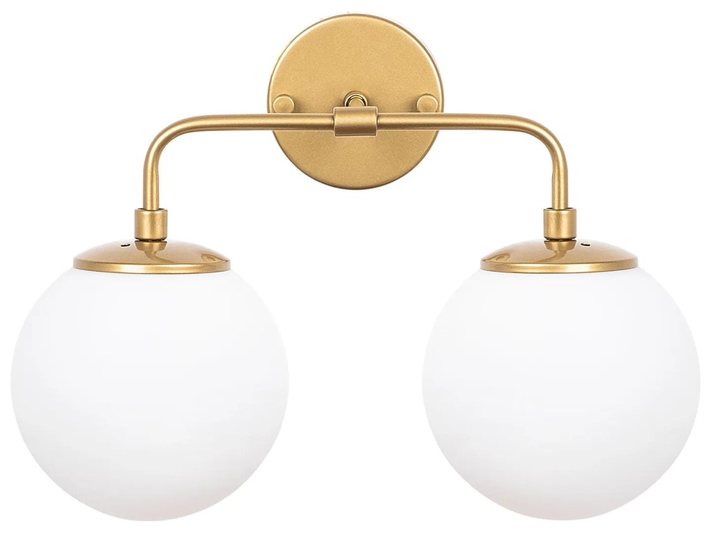 Aplique de Parede Horn – Dourado – 37 x 21 x 27 cm