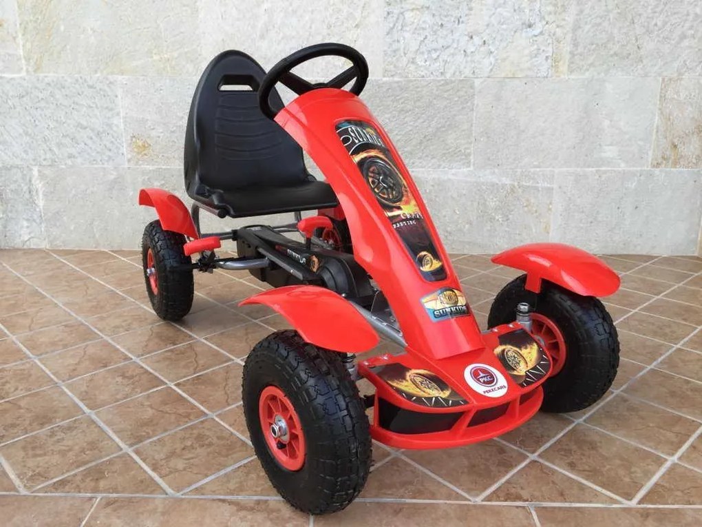 Kart a Pedais F618 Vermelho